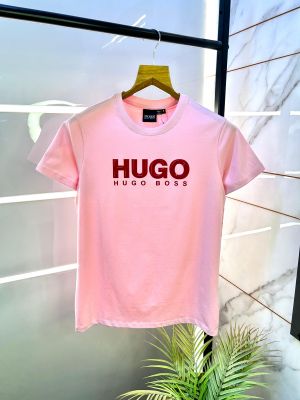 Boss Pink Round Premium Neck T-shirt F2803-PI Boss Pink Round Premium Neck T-shirt F2803-PI