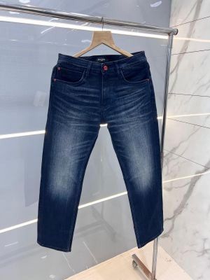 Balmai n Paris Green Shade Premium Imported Stretchable Lycra Fabric Straight Fit Denim with Embroidered Logo 2922