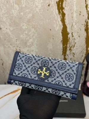 Tory_Burch_Premium_Tri-fold_Wallet_With_Original_Box_(6083-1_Blue)