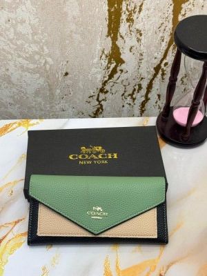 Coach_Premium_Tri-fold_Wallet_With_Original_Box_(204-1_Green)