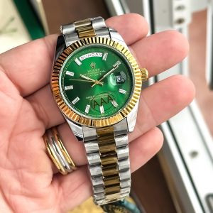 ROLEX_DAY-DATE_GOLD-TT-GREEN ROLEX_DAY-DATE_GOLD-TT-GREEN