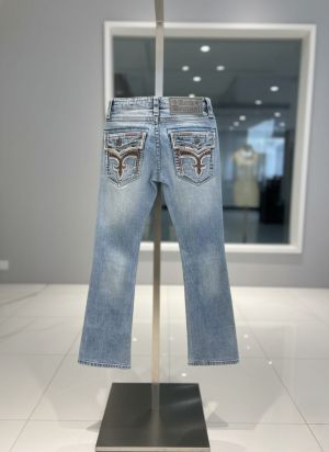 ROMAN DENIM IMPORTED BOOTCUT JEANS LIGHT BLUE ROMAN DENIM IMPORTED BOOTCUT JEANS LIGHT BLUE