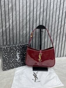 Ysl Hobo Patent Leather Top Zip Shoulder Bag With OriginalBox Ysl Hobo Patent Leather Top Zip Shoulder Bag With OriginalBox