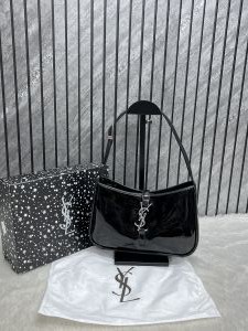 Ysl Hobo Patent Leather Top Zip Shoulder Bag With OriginalBox Ysl Hobo Patent Leather Top Zip Shoulder Bag With OriginalBox