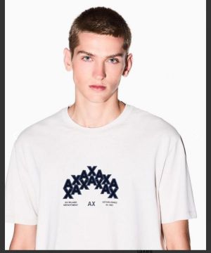 Arman i Exchange White Premium Imported 240 GSM Interlock Fabric Round Neck Printed Logo Tshirt 3019 Arman i Exchange White Premium Imported 240 GSM Interlock Fabric Round Neck Printed Logo Tshirt 3019
