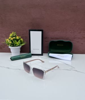 GUCC_I 01 LUXURY EDITION TRANSPARENT PINK SHADED GLASSES GUCC_I 01 LUXURY EDITION TRANSPARENT PINK SHADED GLASSES