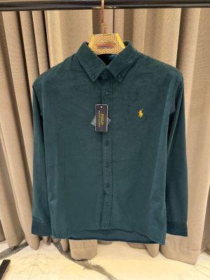 RALPH LAAUREN COUDROY SHIRTS OLIVE RALPH LAAUREN COUDROY SHIRTS OLIVE