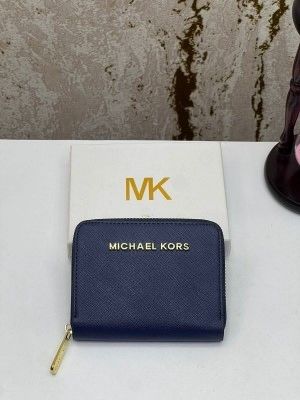 MICHAEL KOR_S MINI PREMIUM WALLET WITH OG BOX MK60015 - BLUE MICHAEL KOR_S MINI PREMIUM WALLET WITH OG BOX MK60015 - BLUE