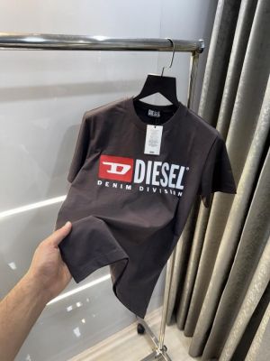 Diese l Brown Logo Work Premium Classic T-Shirt Diese l Brown Logo Work Premium Classic T-Shirt