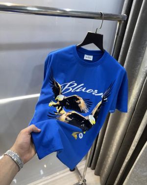 Bluorang Blue Eagle Embossed Print Imported Oversized T-Shirt Bluorang Blue Eagle Embossed Print Imported Oversized T-Shirt