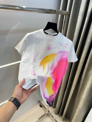 Calvin  Klein White Splash Print Premium T-Shirt Calvin  Klein White Splash Print Premium T-Shirt