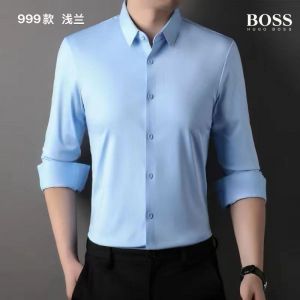 Hugo_Boss Full Sleeves Shirt Sky Blue  Hugo_Boss Full Sleeves Shirt Sky Blue