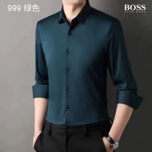 Hugo_Boss Full Sleeves Shirt Navy Green  Hugo_Boss Full Sleeves Shirt Navy Green