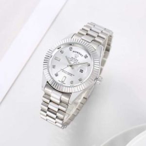 Role_x Oyster Perpetual Day Date Diamond Silver-White 40 Battery Role_x Oyster Perpetual Day Date Diamond Silver-White 40 Battery