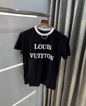 Louis  Vuitton Black Logo Print Imported T-Shirt Louis  Vuitton Black Logo Print Imported T-Shirt