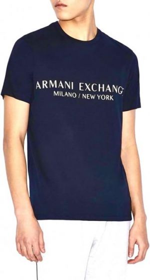 Arman i Exchange Navy Blue Logo Print Premium T-Shirt Arman i Exchange Navy Blue Logo Print Premium T-Shirt