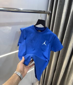 Air Jordan Blue Back Embroidery Imported T-Shirt Air Jordan Blue Back Embroidery Imported T-Shirt