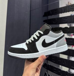 Jordan 1 Low Matte Black Silver