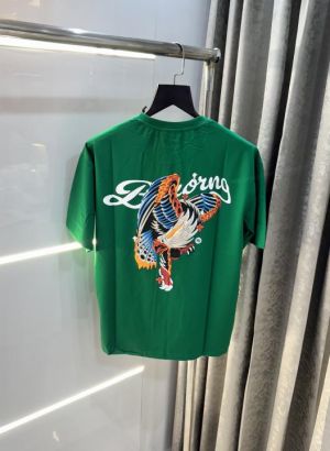 Bluorang Green Embossed Print Imported Oversized T-Shirt Bluorang Green Embossed Print Imported Oversized T-Shirt