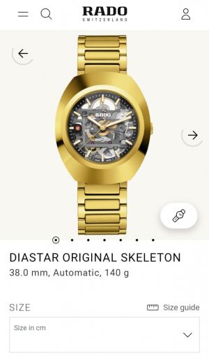 Rad_o Diastar Skeleton  Rad_o Diastar Skeleton