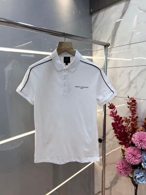 Arman i Exchange White Premium Cotton Lycra Pique fabric Polo Tshirt with Collar and Sleeves Design Zip Style 3119 Arman i Exchange White Premium Cotton Lycra Pique fabric Polo Tshirt with Collar and Sleeves Design Zip Style 3119