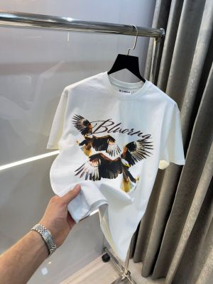Bluorang White Eagle Print Imported Oversized T-Shirt Bluorang White Eagle Print Imported Oversized T-Shirt