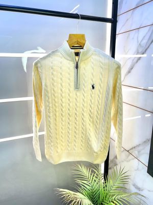 Ralph_Lauren Polo Cream Imported Super Premium Pullovers F2893-CR Ralph_Lauren Polo Cream Imported Super Premium Pullovers F2893-CR