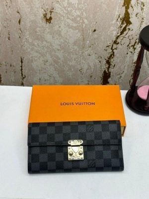 LOUIS_VUITTON PREMIUM WALLET WITH BOX PL3128 (BLACK DAMIER ) LOUIS_VUITTON PREMIUM WALLET WITH BOX PL3128 (BLACK DAMIER )