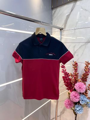 Arman i Exchange Red Premium Cotton Lycra Pique fabric Polo Tshirt with Emboss Logo 3117 Arman i Exchange Red Premium Cotton Lycra Pique fabric Polo Tshirt with Emboss Logo 3117