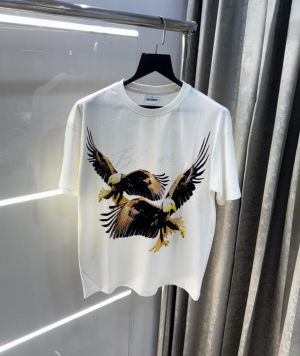 Bluorang White Eagle Embossed Print Imported Oversized T-Shirt Bluorang White Eagle Embossed Print Imported Oversized T-Shirt