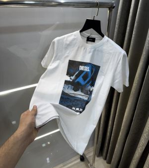 Diese l White Logo Work Premium Classic T-Shirt Diese l White Logo Work Premium Classic T-Shirt