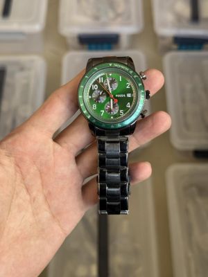 Fossi l Tourer Chronograph Black Green Fossi l Tourer Chronograph Black Green