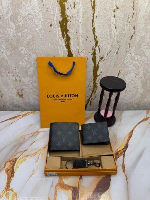 LOUIS_VUITTON WALLET COMBO WITH OG BOX AND CARRY BAG PREMIUM QUALITY (BLACK LOUIS_VUITTON WALLET COMBO WITH OG BOX AND CARRY BAG PREMIUM QUALITY (BLACK