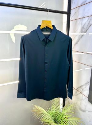 Hugo_Boss Dark Green Imported Super Premium Shirt F3142-DGR Hugo_Boss Dark Green Imported Super Premium Shirt F3142-DGR