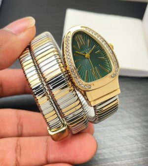 Bvlgari Serpenti Tubogas Gold Green Dial Two Tone Bvlgari Serpenti Tubogas Gold Green Dial Two Tone