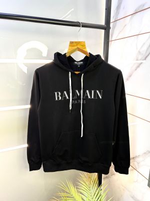 Balmai n Paris Imported Black Super Premium Hoodie BLK-M-2133 Balmai n Paris Imported Black Super Premium Hoodie BLK-M-2133