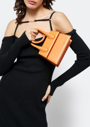 Jacquemus Le Chiquito Noeud Bag OG Box Dust Bag & Extra Sling Belt (Orange - 136) Jacquemus Le Chiquito Noeud Bag OG Box Dust Bag & Extra Sling Belt (Orange - 136)