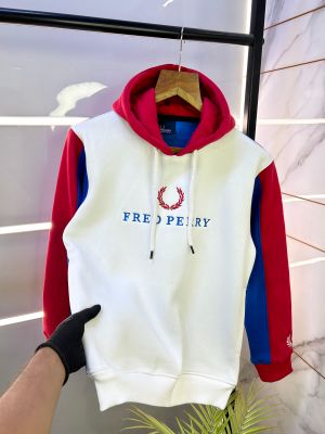 Fred Perry Imported White Super Premium Hoodie F2202-WH Fred Perry Imported White Super Premium Hoodie F2202-WH