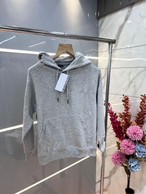 Drip house Grey Imported Cotton Fleece Fabric Embroidery Logo Regular fit Hoodie 3090