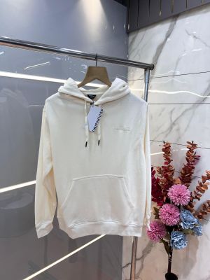 Drip house Cream Imported Cotton Fleece Fabric Embroidery Logo Regular fit Hoodie 3086