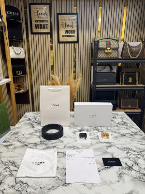 Loewe Premium Quality Belt Combo Includes Box Dust Bag And Carry Bag Loewe Premium Quality Belt Combo Includes Box Dust Bag And Carry Bag