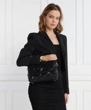 _Guess_ structure shoulder bag with og box(017-black)