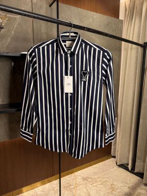 AMI PARIS BLACK PREMIUM LINING FULL SLEEVES SHIRT AMI PARIS BLACK PREMIUM LINING FULL SLEEVES SHIRT