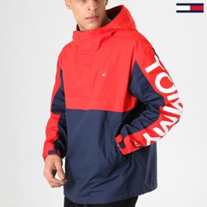 Tommy Hilfige_r Red Zipper windbreaker jacket