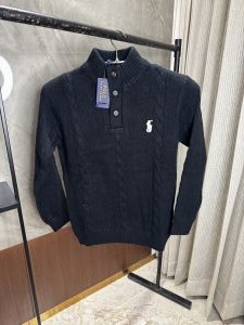 Ralph laure_n Black Full sleeves Knitted Woolen sweatshirt Ralph laure_n Black Full sleeves Knitted Woolen sweatshirt