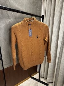 Ralph laure_n Mustard Full sleeves Knitted Woolen sweatshirt Ralph laure_n Mustard Full sleeves Knitted Woolen sweatshirt