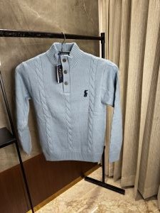 Ralph laure_n Skyblue Full sleeves Knitted Woolen sweatshirt Ralph laure_n Skyblue Full sleeves Knitted Woolen sweatshirt