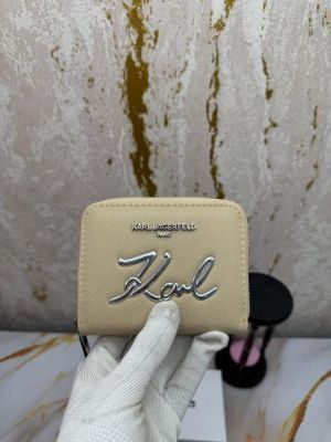 Karl Lagerfeld Paris Premium Wallet With Box (KXD016-Khaki) Karl Lagerfeld Paris Premium Wallet With Box (KXD016-Khaki)