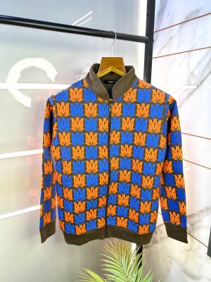 Amir i Imported Monogram Allover Super Premium Zipper Jacket MULTI-M-1256 Amir i Imported Monogram Allover Super Premium Zipper Jacket MULTI-M-1256