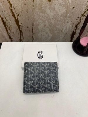 GOYARD SAINT PREMIUM WALLET GOYARDINE COATED BI FOLD (GOYARD - 60223 FLORENTIN GREY) GOYARD SAINT PREMIUM WALLET GOYARDINE COATED BI FOLD (GOYARD - 60223 FLORENTIN GREY)
